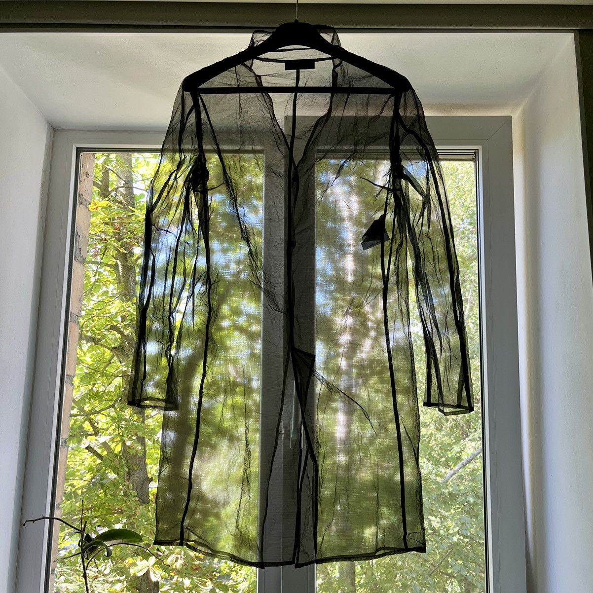 Burberry × Burberry Prorsum Roberto Menichetti AW01 Carbon See-through Shirt Size S / US 4 / IT 40 - 4 Thumbnail