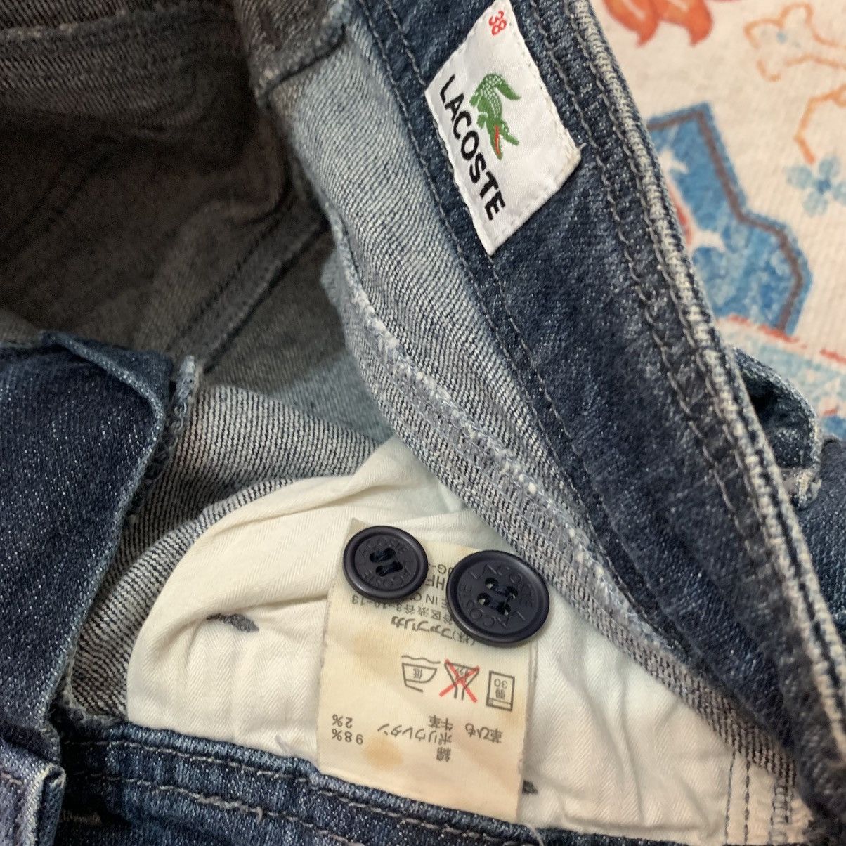 Lacoste vintage flared jeans Size US 29 - 6 Thumbnail