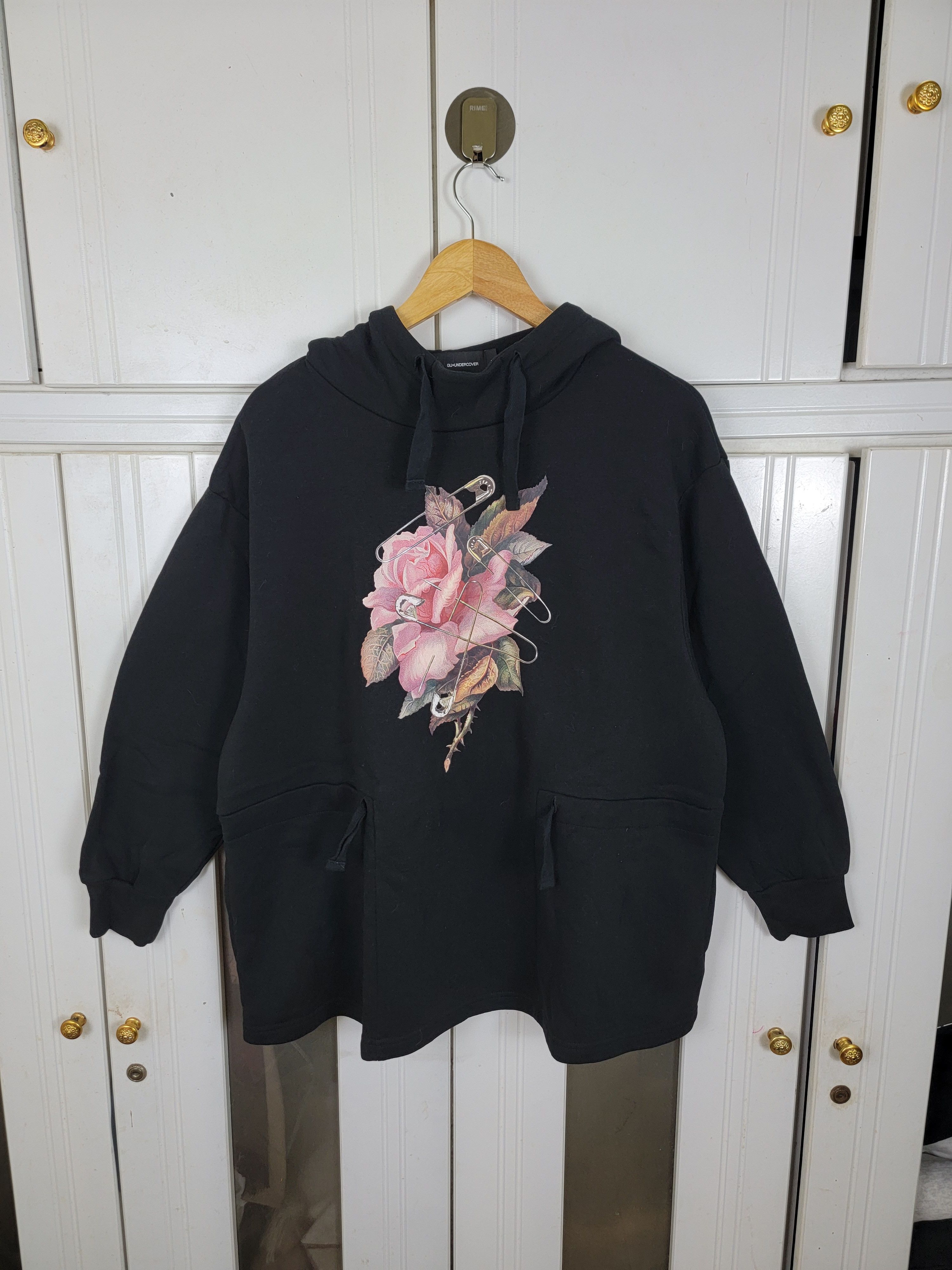 Vintage Undercover Flower Pin Hoodies