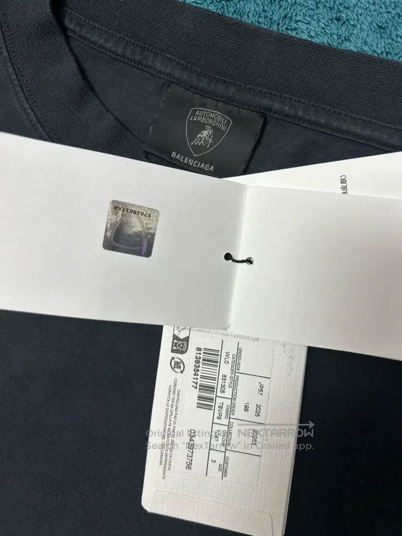 Balenciaga Balenciaga Washed Black Lamborghini Sports Car Short Sleev Size US L / EU 52-54 / 3 - 4 Thumbnail