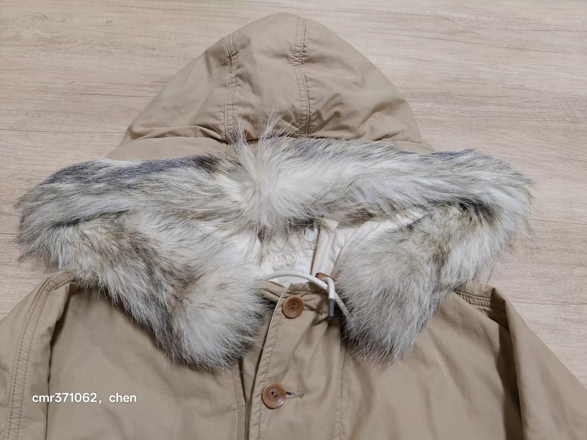 Visvim VISVIM GLACIER POINT PARKA Beige S2 Used Mud-Dyed Size US M / EU 48-50 / 2 - 3 Thumbnail