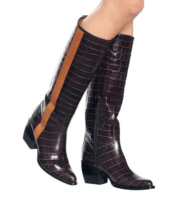 Chloe o1y0825 Leather Boots in Brown Size US 5 / IT 35 - 4 Thumbnail