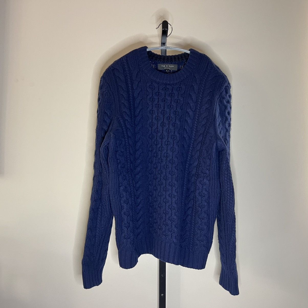 Rag & Bone RAG & BONE NY FISHERMAN CABLEKNIT SWEATER Size US M / EU 48-50 / 2 - 3 Thumbnail