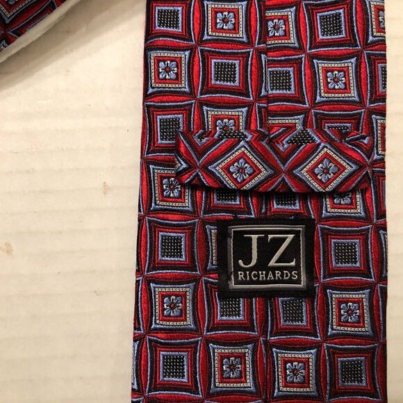 Other JZ Richards men's new 100%silk tie 3 1/4" X 60" Size ONE SIZE - 3 Thumbnail