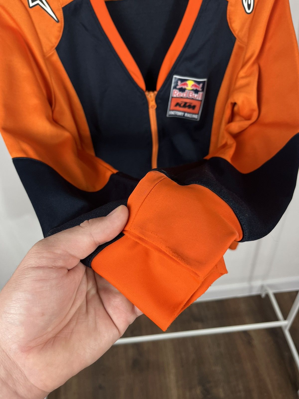 Alpinestars Alpinestars Red Bull KTM Racing Zip-Up Jacket Orange Navy Size US M / EU 48-50 / 2 - 10 Thumbnail