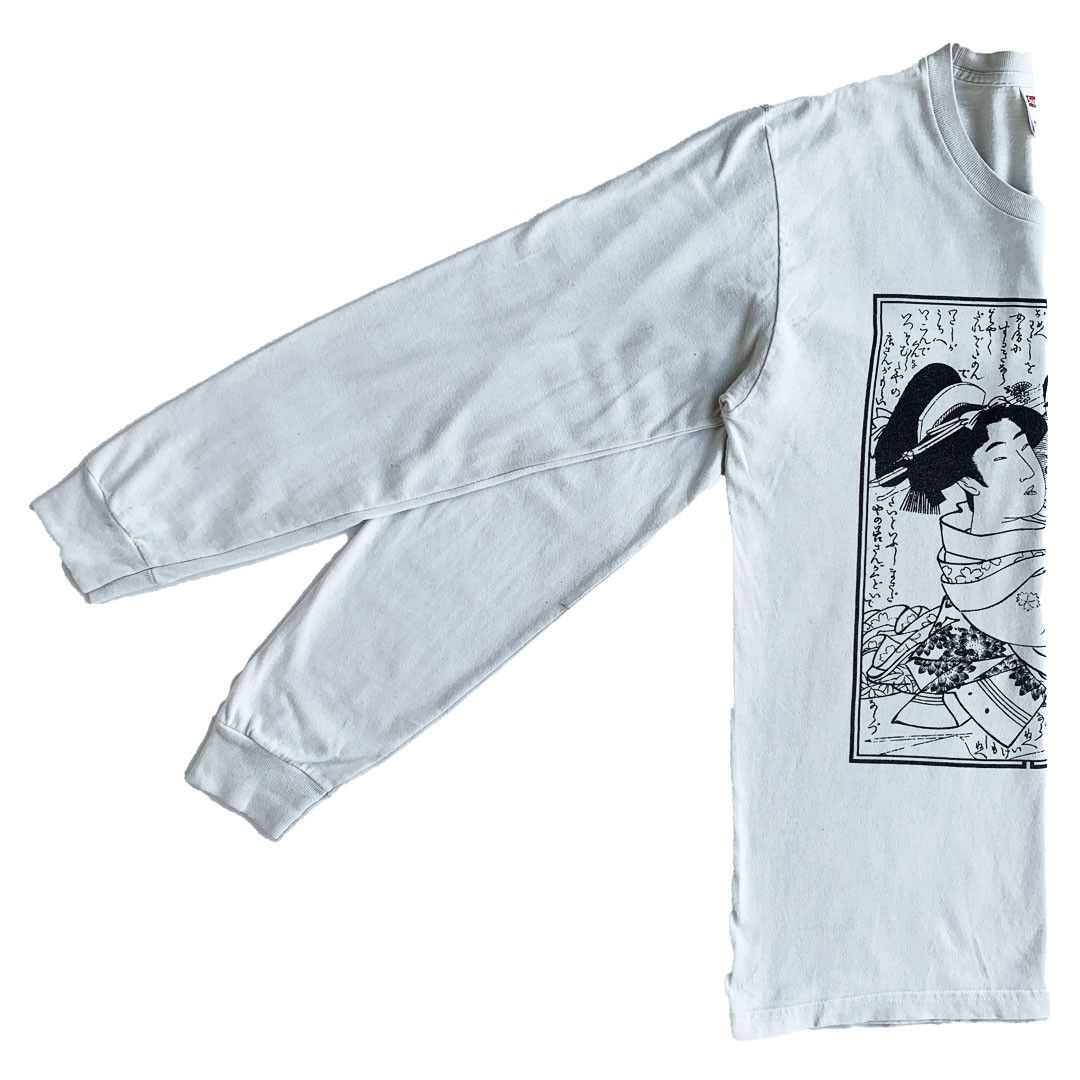 Supreme Supreme x Sasquatchfabrix - Shunga Long Sleeve - White - M Size US M / EU 48-50 / 2 - 2 Thumbnail