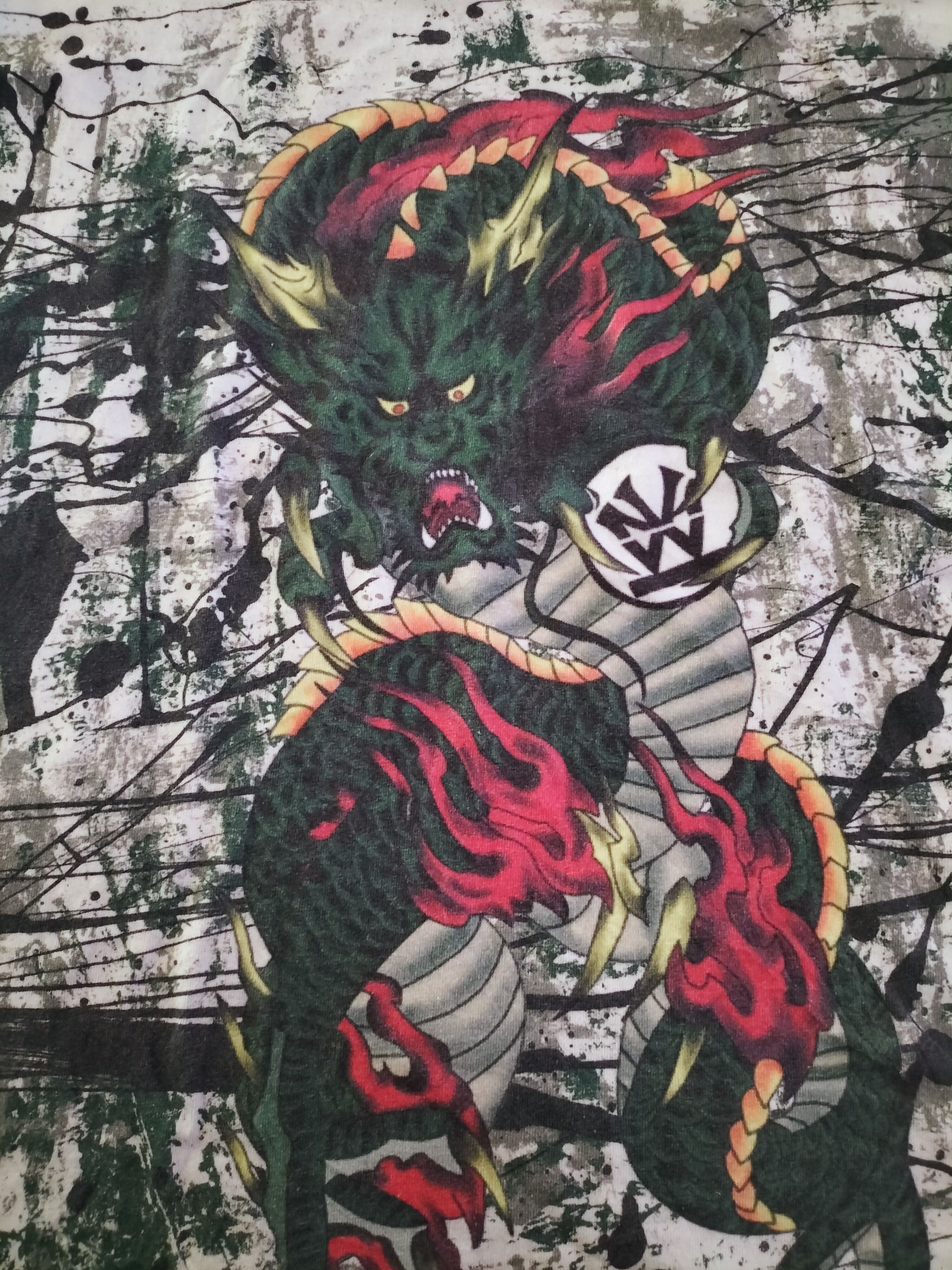 Japanese Brand Vintage Dragon Motive Yakuza Fashion Street Size US L / EU 52-54 / 3 - 3 Thumbnail