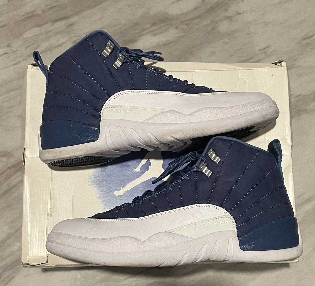 Jordan Brand × Nike 2020 Air Jordan 12 Retro 'Indigo' Size US 13 / EU 46 - 2 Thumbnail