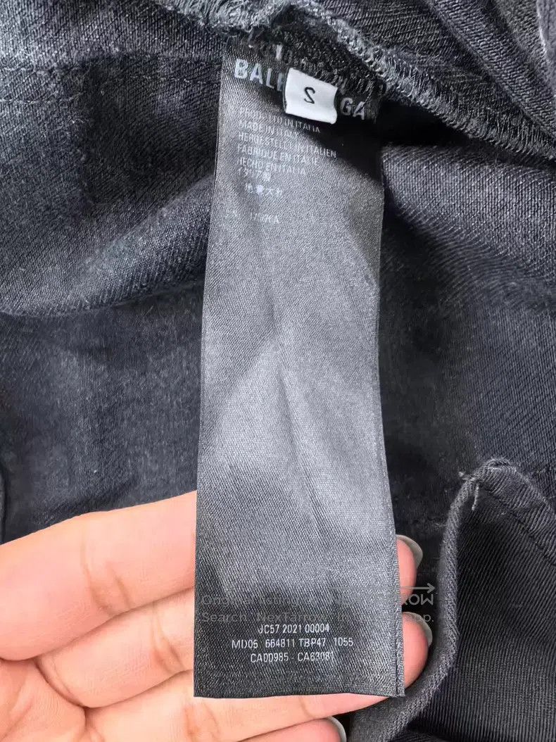 Balenciaga Balenciaga size S Game badge denim pants Size US 27 - 4 Thumbnail