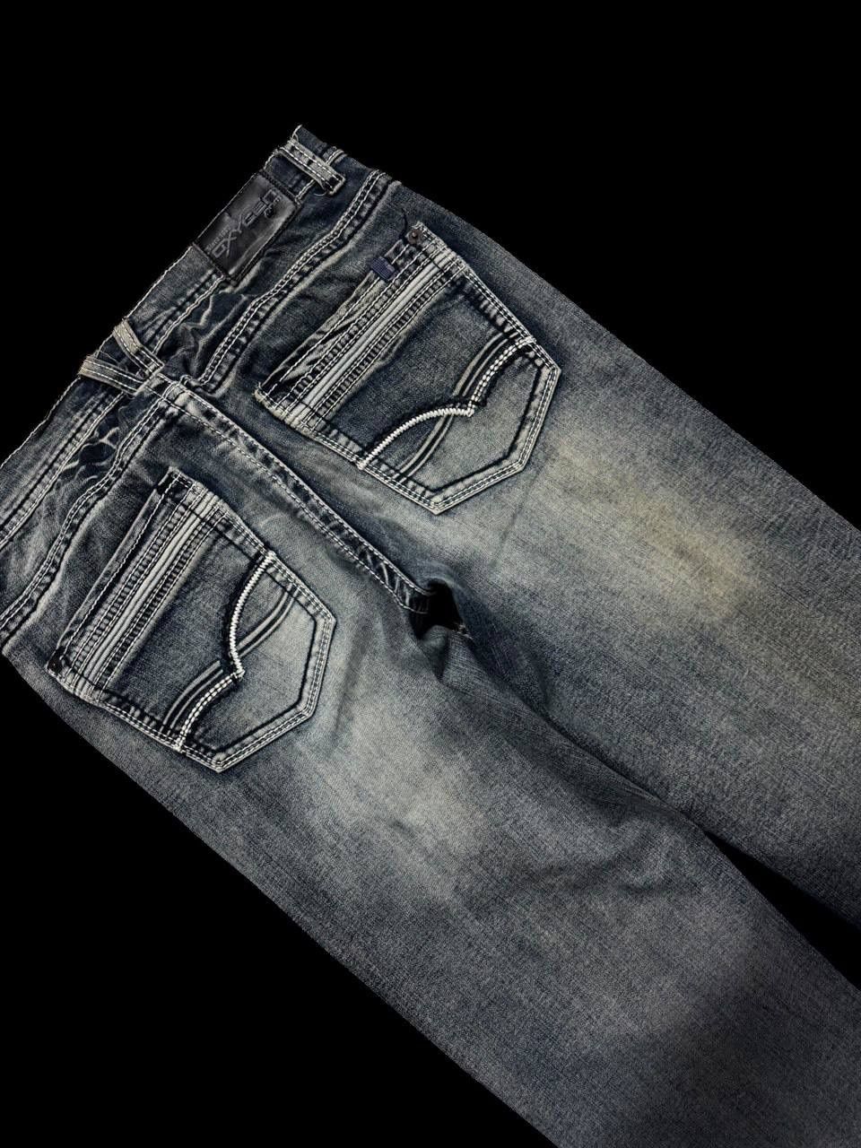 Other Sick 90s Style Oxygen Rusty Mudwash Acid Style Clawmark Jean Size US 31 - 17 Thumbnail