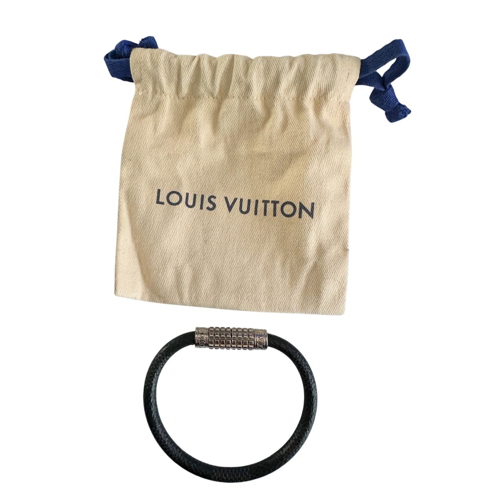 Louis Vuitton Louis Vuitton Digit Damier Graphite Canvas Bracelet Size ONE SIZE - 2 Thumbnail