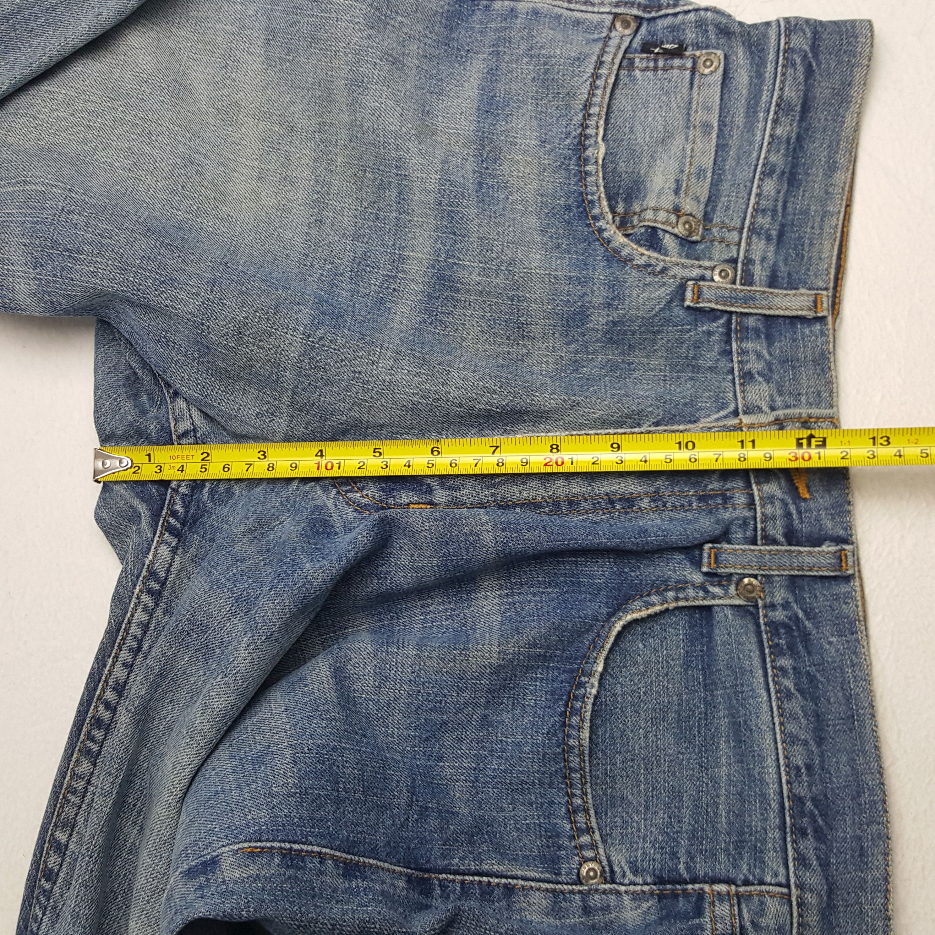 Stussy × Vintage Vintage Stussy Workgear Custom Art Logo Denim Jeans Size US 30 / EU 46 - 8 Thumbnail