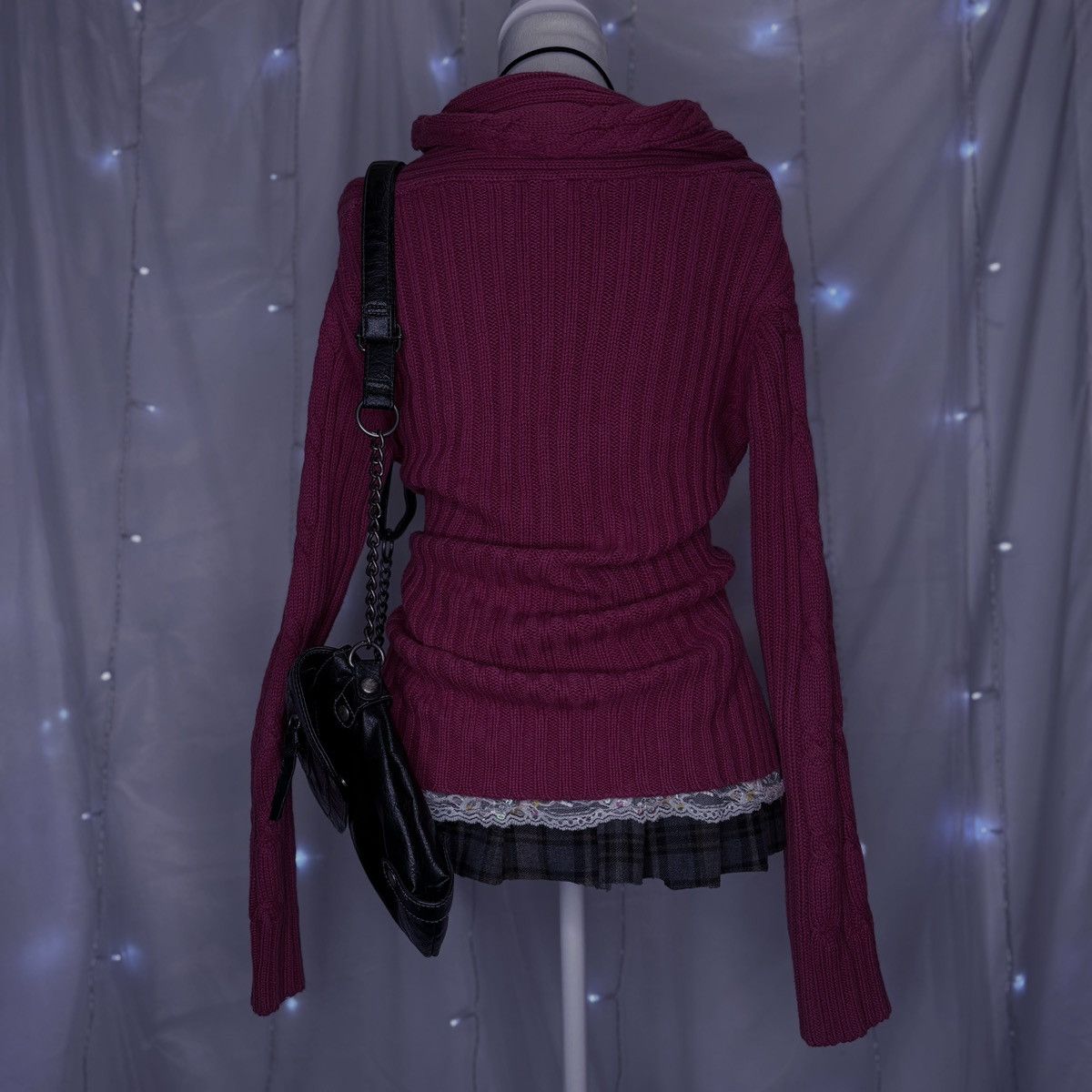 Style & Co Hot Pink Cozy Knit Sweater Size M / US 6-8 / IT 42-44 - 4 Thumbnail