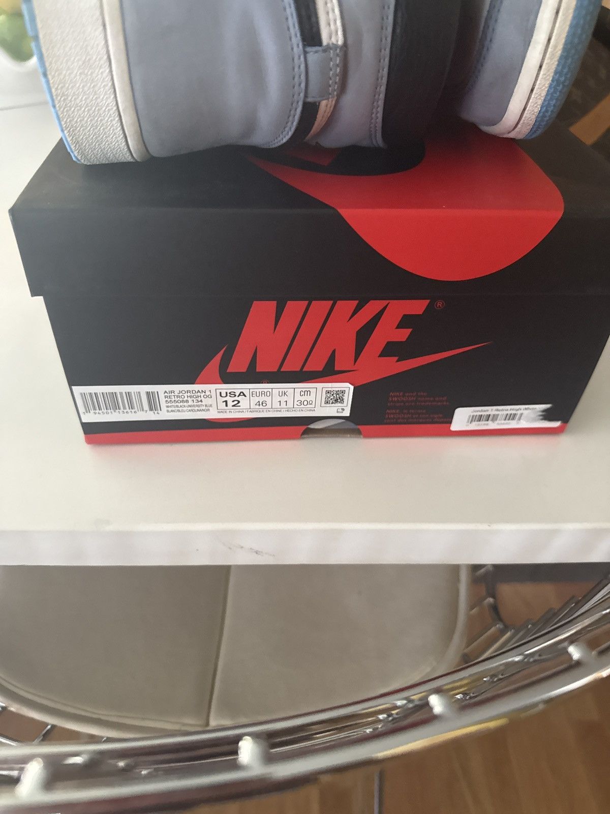 Jordan Brand University Blue Jordan 1 Size US 12 / EU 45 - 6 Thumbnail