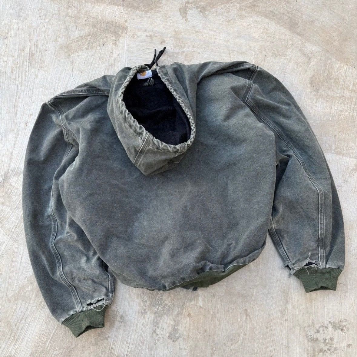 Carhartt Vintage 00s Carhartt Active Hooded Jacket J25 Mos Size US XL / EU 56 / 4 - 3 Thumbnail
