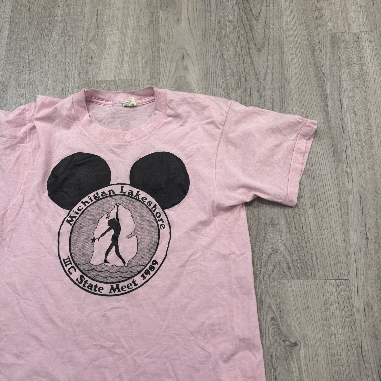 Vintage Vintage Michigan Lakeshore State Meet Gymnastics Shirt Size S / US 4 / IT 40 - 2 Thumbnail