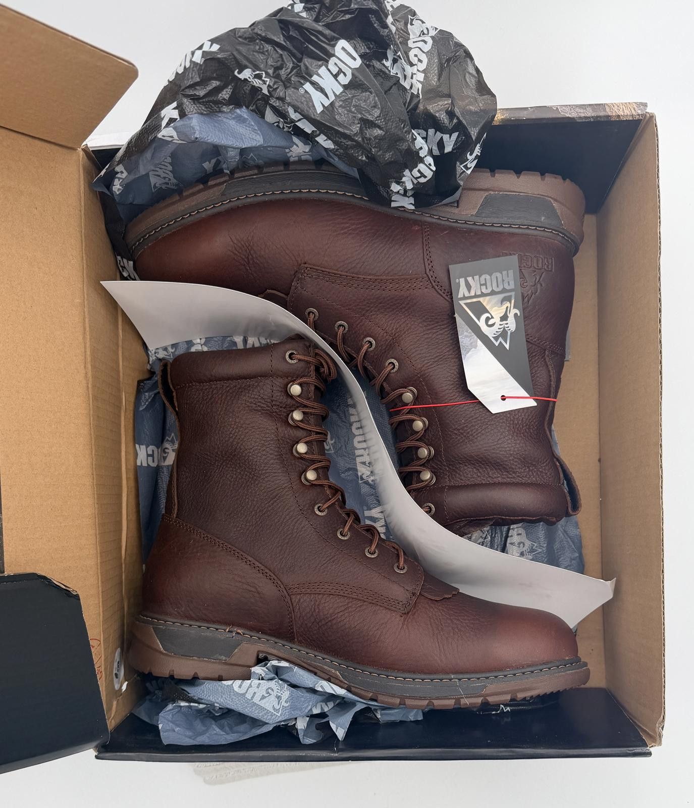 Other Rocky Original Ride FLX 9" VP Lacer Boots #RKW0345 Size 12W Size US 12 / EU 45 - 1 Thumbnail