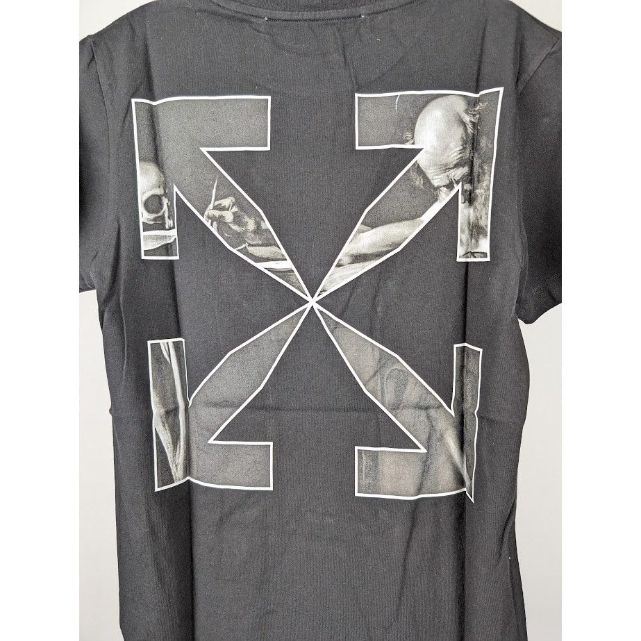 Off-White o1rshd1 Q:2 / Carav Arrow S/S Slim Tee in Black/White Size US XS / EU 42 / 0 - 14 Thumbnail