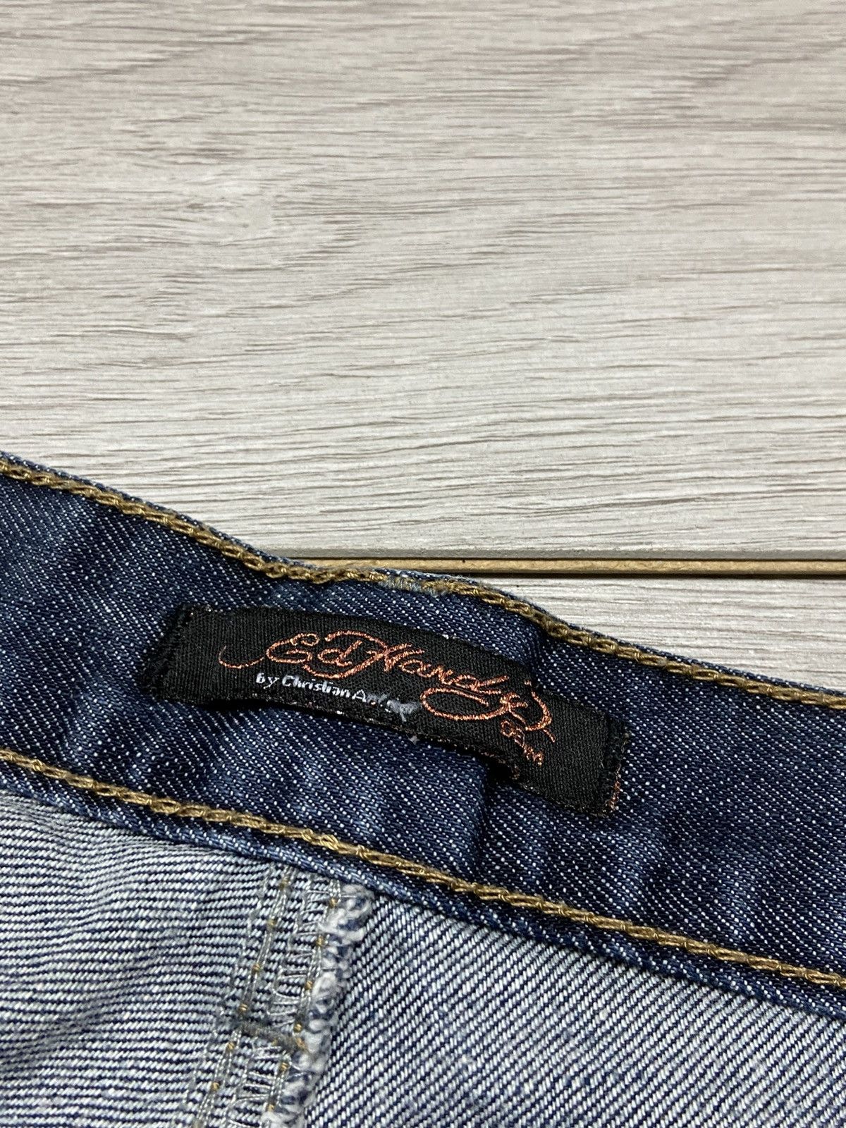 Ed Hardy Ed Hardy skull 💀 eagle big embro logo print vintage jeans Size US 32 / EU 48 - 9 Thumbnail