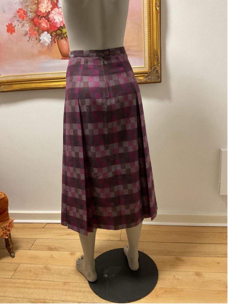 Vintage 1970s Lady Heritage Women’s Vintage Wool Blazer & Skirt Suit Size L / US 10 / IT 46 - 7 Thumbnail