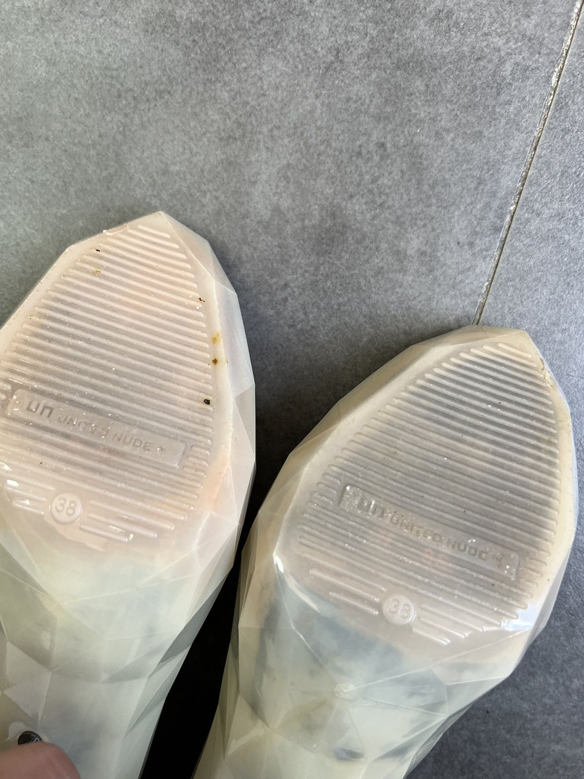 Issey Miyake × UNITED NUDE Issey Miyake style transparent UNITED NUDE HEELS Size US 8 / IT 38 - 3 Thumbnail