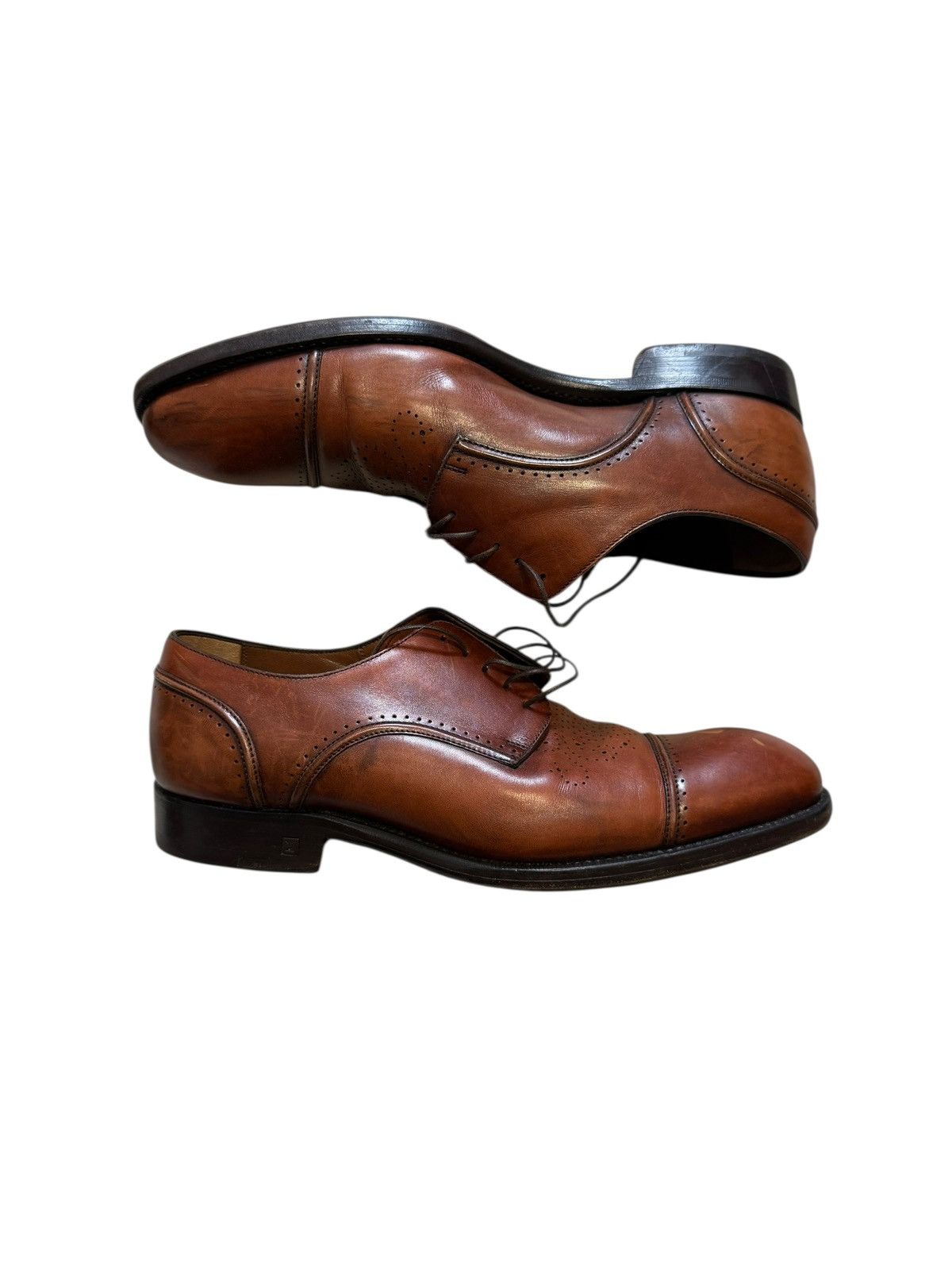 Louis Vuitton LOUIS VUITTON Shoes Leather Loafers Derby chelsea Size US 7 / EU 40 - 1 Thumbnail