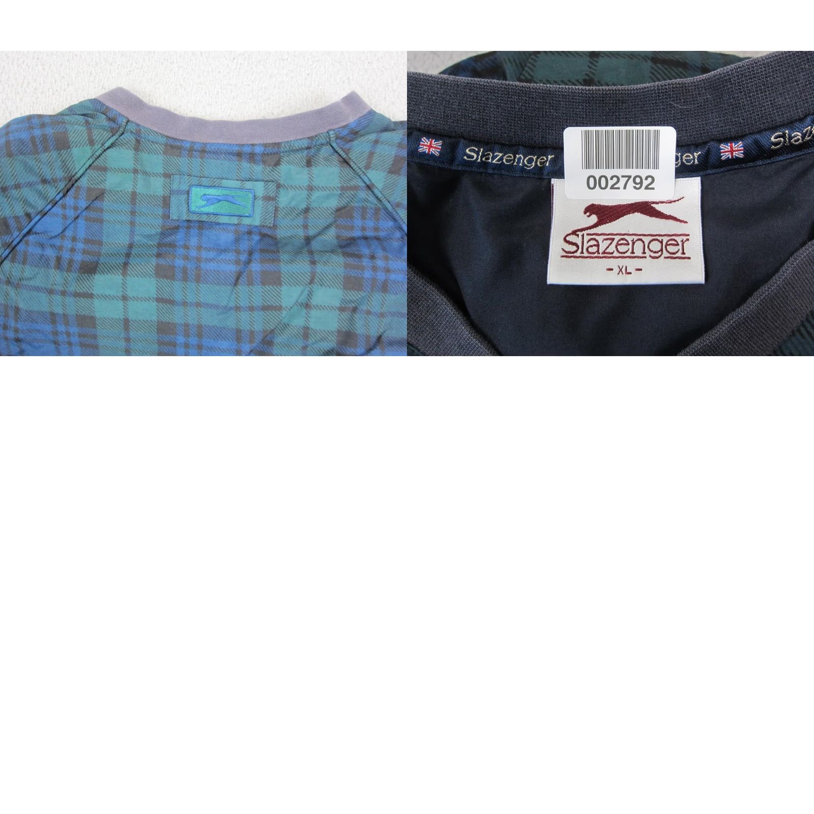 Vintage Vintage Slazenger Sweatshirt XL - Plaid Golfing Outfit - Mens Size US XL / EU 56 / 4 - 9 Thumbnail