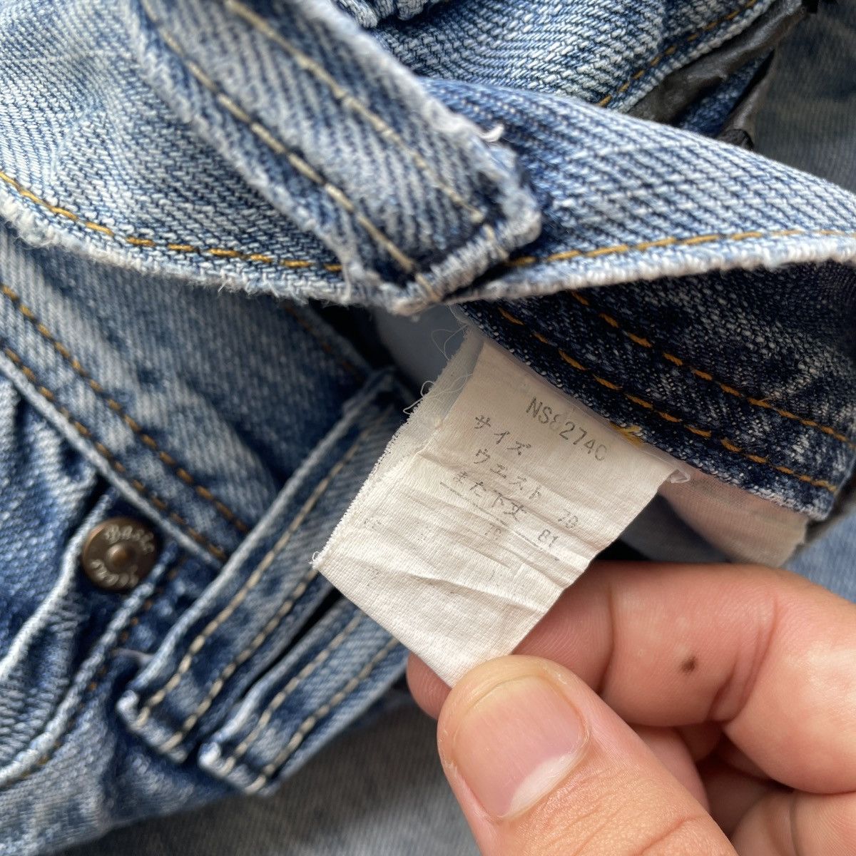 Japanese Brand W31 Vintage Japanese Distressed Faded Jeans Rare Denim Pants Size US 31 - 7 Thumbnail