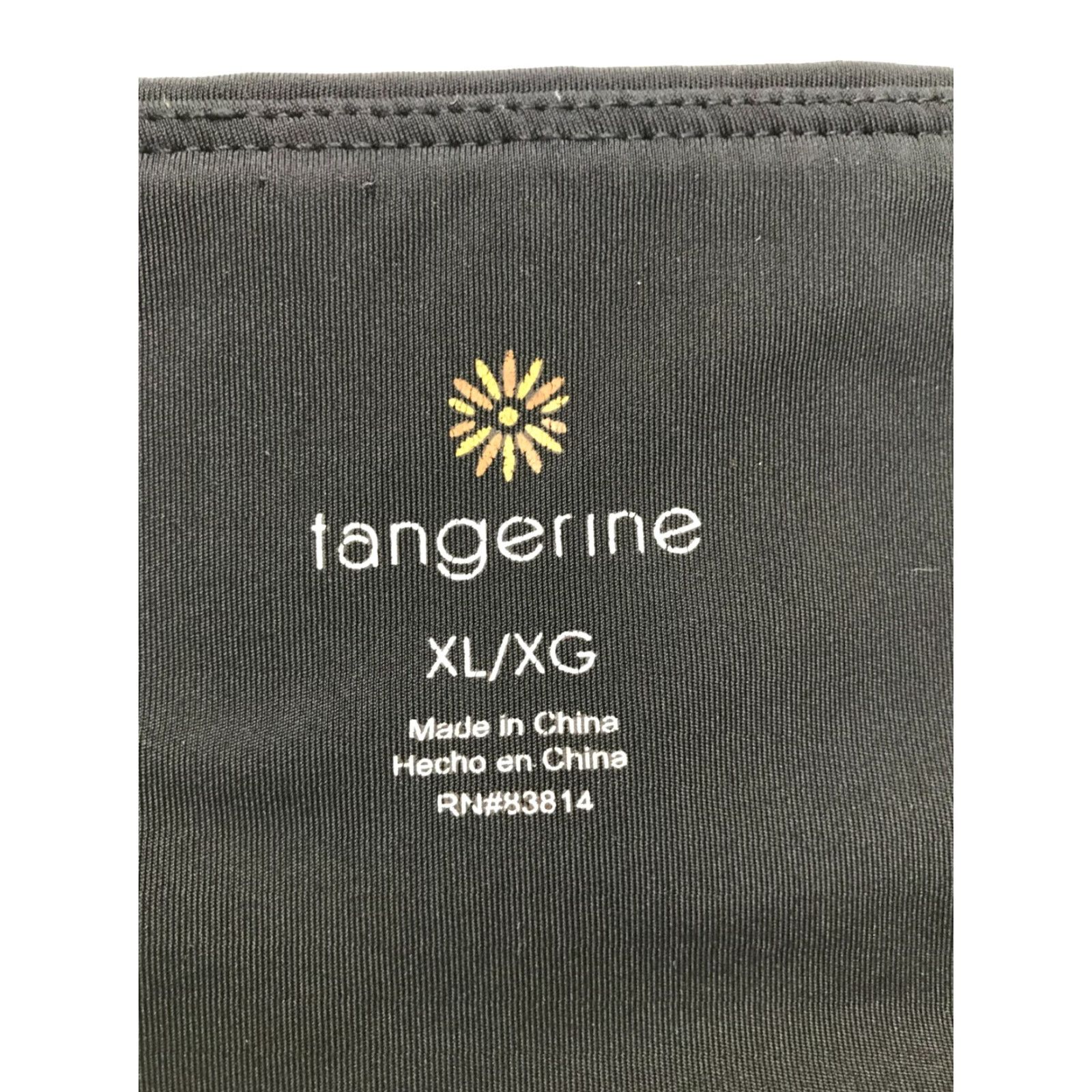 Vintage Tangerine Yoga Pants Women's XL Black White Mid Rise Stretch Pockets Skinny Pants Size 40" / US 18 - 7 Thumbnail