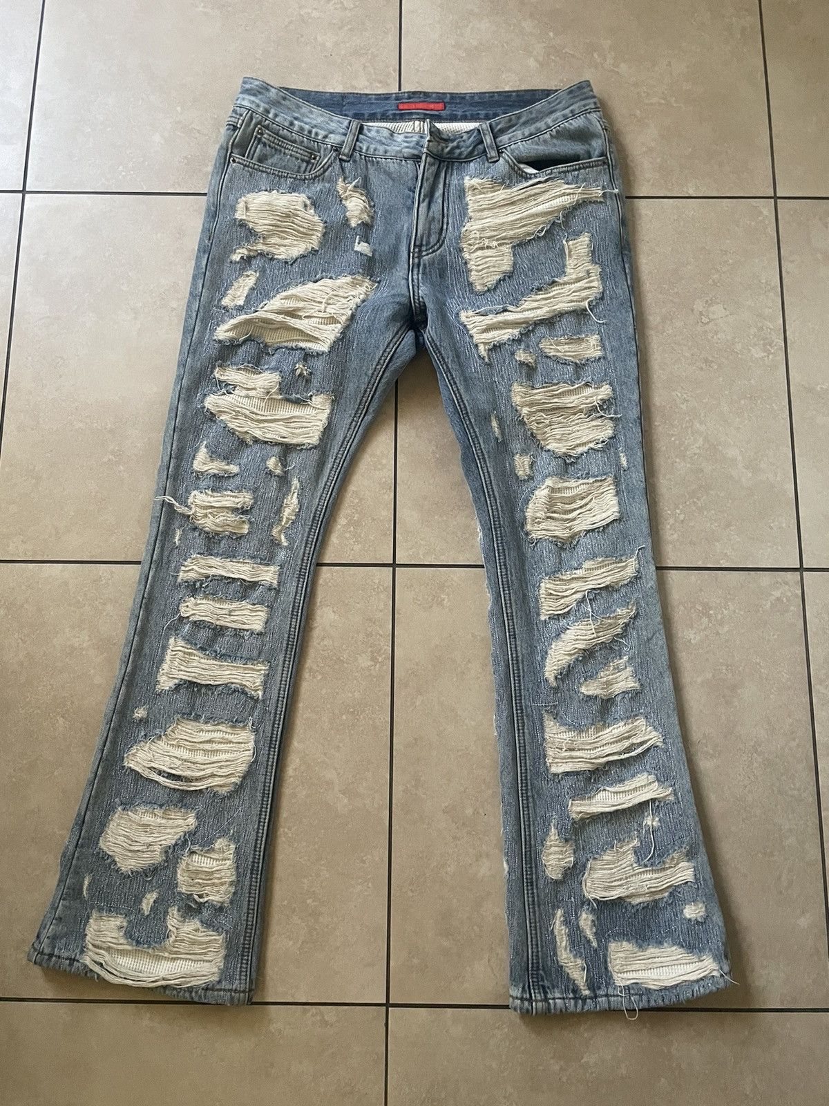 Hysteric Glamour undercover 85 inspired denim jeans distressed handmaderust Size US 32 / EU 48 - 1 Thumbnail