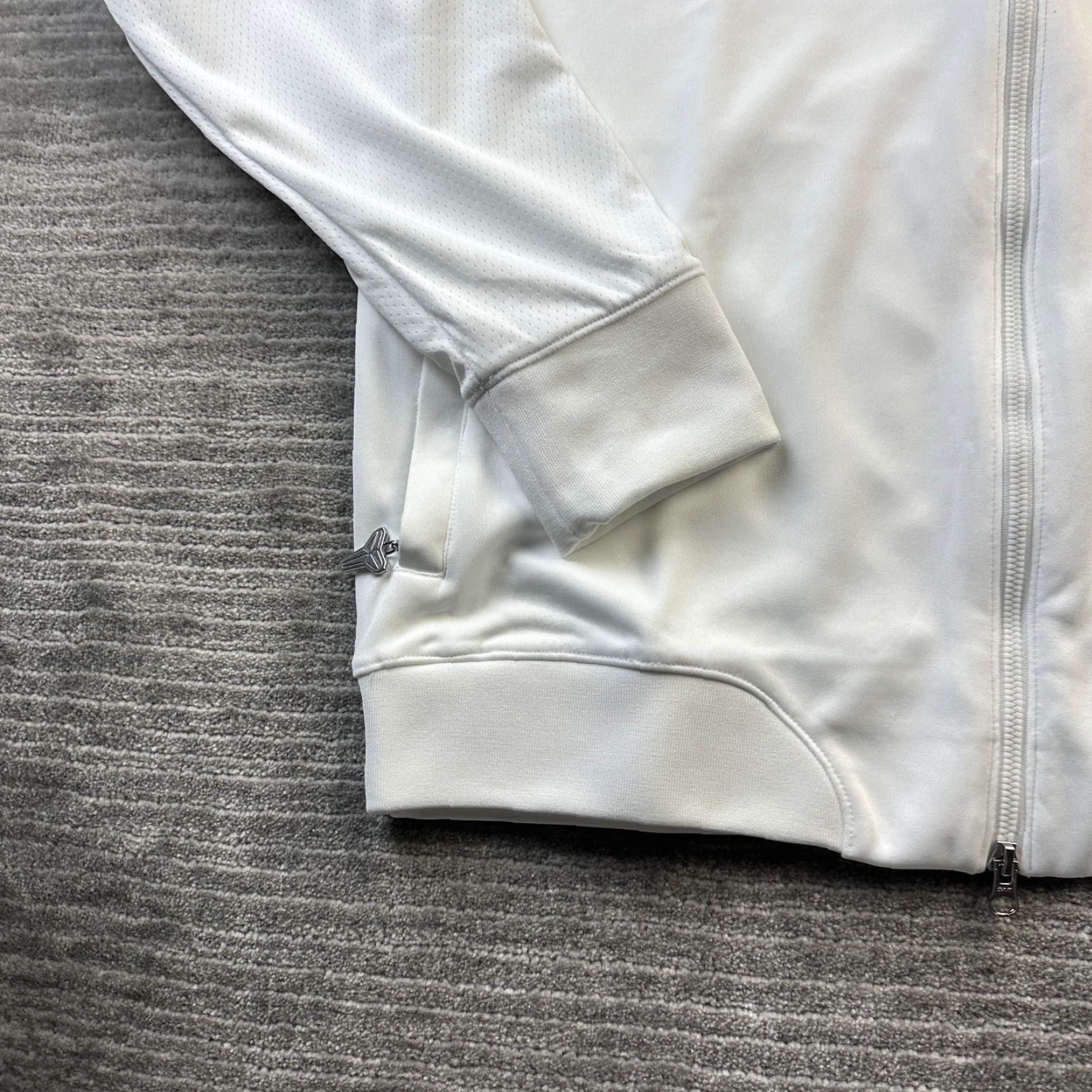 Nike Nike Jacket Kobe Bryant White Mens LT Large Tall Full Zip Halo Track Size US L / EU 52-54 / 3 - 5 Thumbnail
