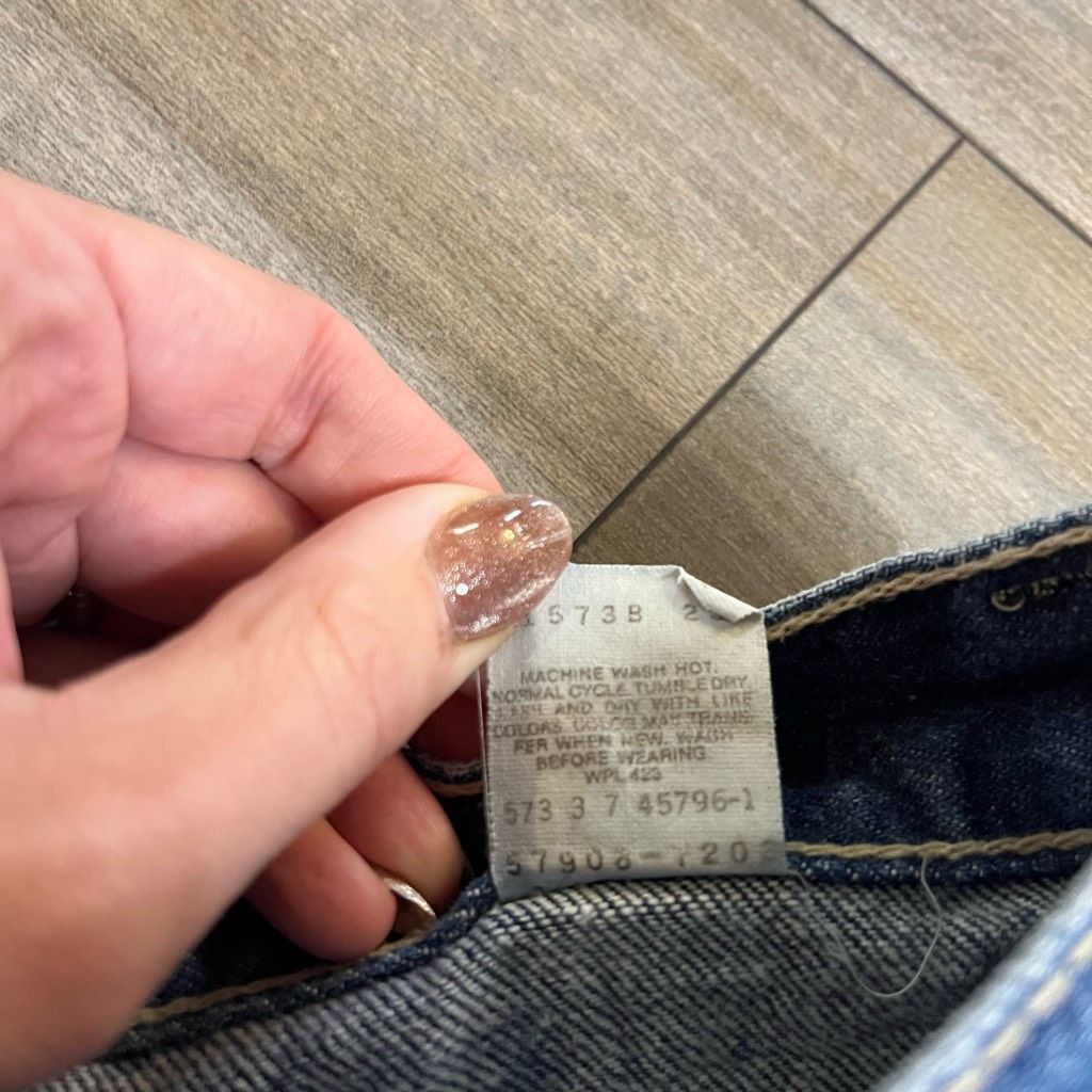 Levi's Vintage Levis Brown Tab Tapered Zipped Women 7 Size 24" / US 00 / IT 34 - 4 Thumbnail