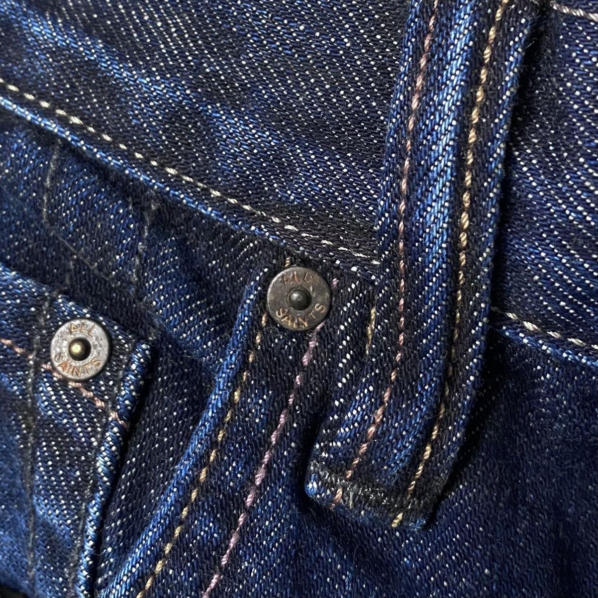 Allsaints Allsaints Deathstar Iggy Selvedge Distressed Denim Shorts Size US 32 / EU 48 - 11 Thumbnail