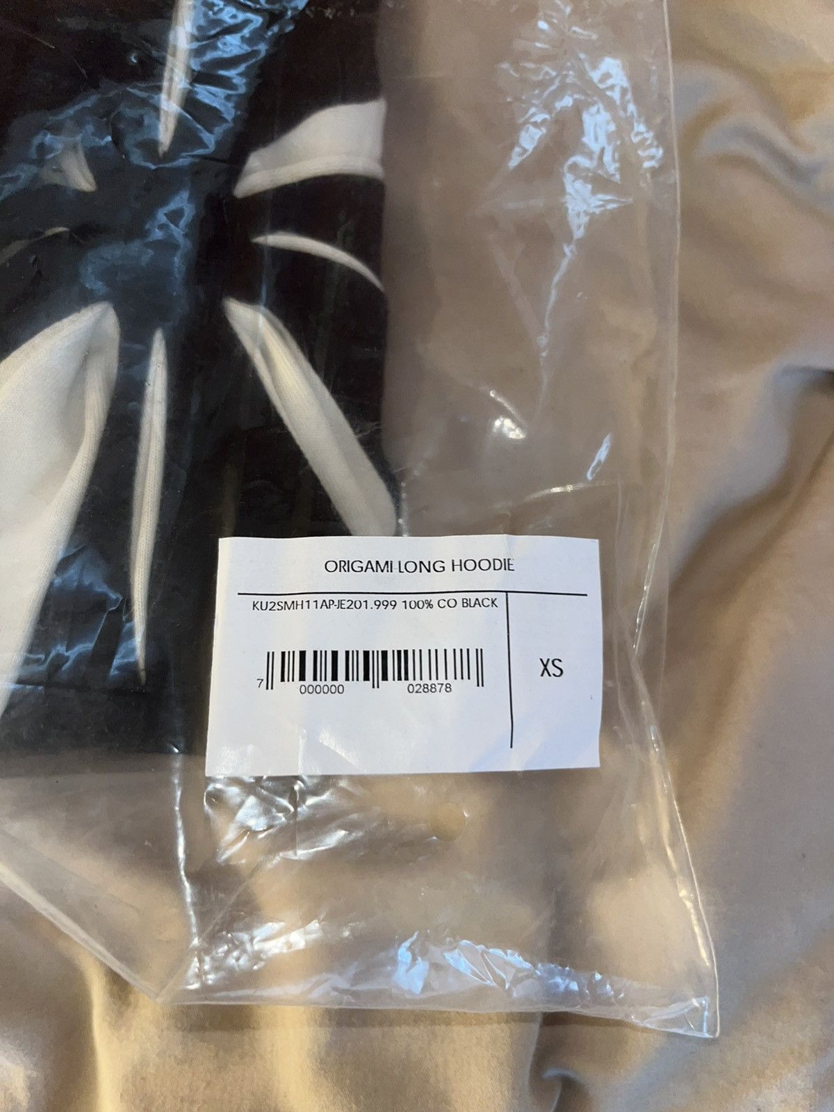 Kusikohc Kusikohc - Origami Long Hoodie Size US XS / EU 42 / 0 - 3 Thumbnail