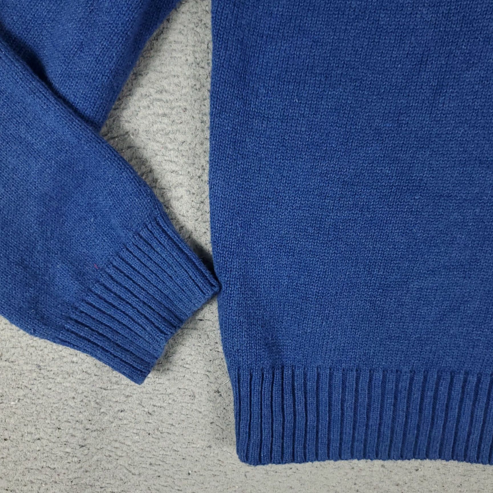 Ralph Lauren VINTAGE Ralph Lauren Men's Sweater Pullover 1/4 Zip Blue Pony XL Classic Knit All Seasons Size US XL / EU 56 / 4 - 4 Thumbnail