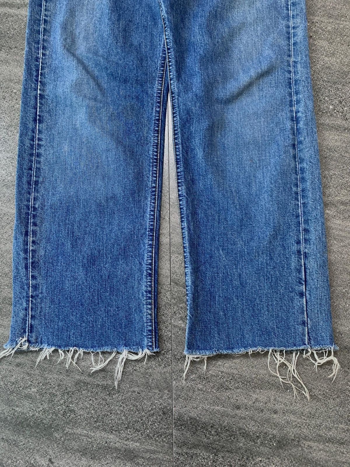 Jean Paul Gaultier 90s Denim Jeans with Raw Hem Size US 30 / EU 46 - 6 Thumbnail