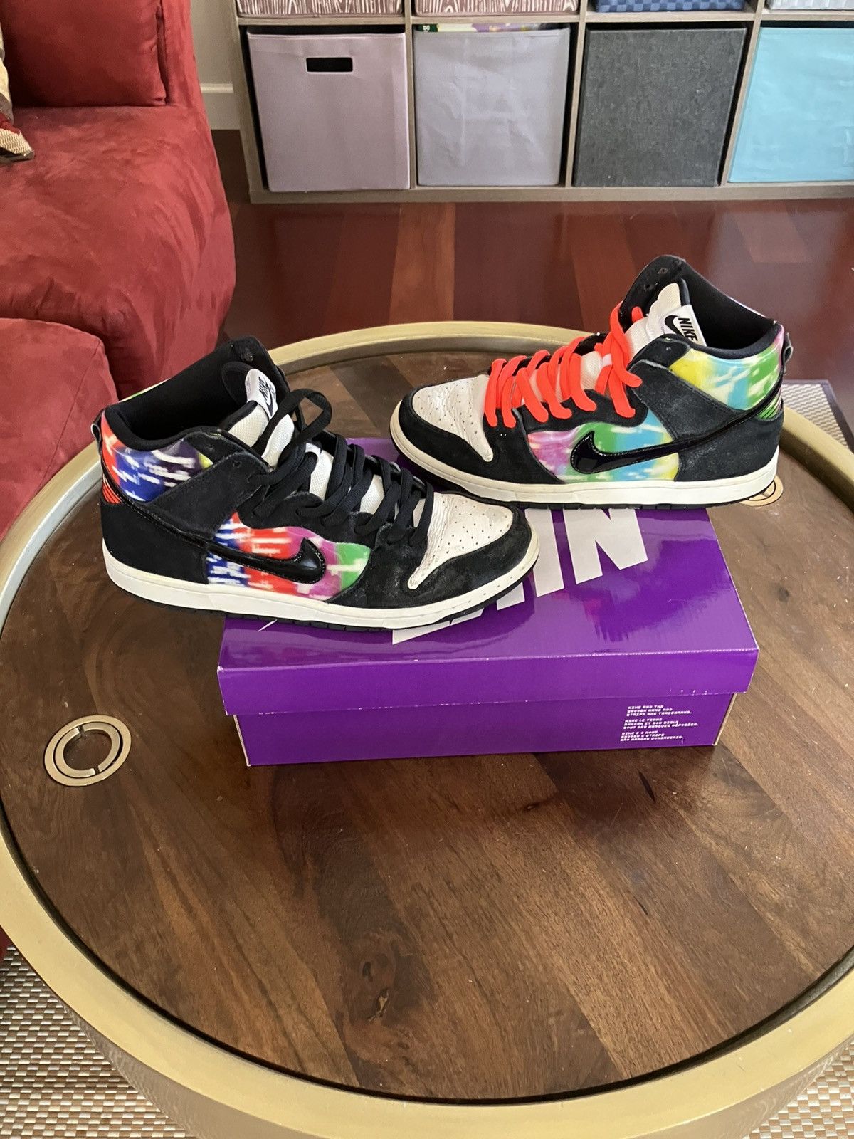 Nike SB Nike SB Dunk High TV Signal CZ2253-100 Men’s 9 Size US 9 / EU 42 - 2 Thumbnail