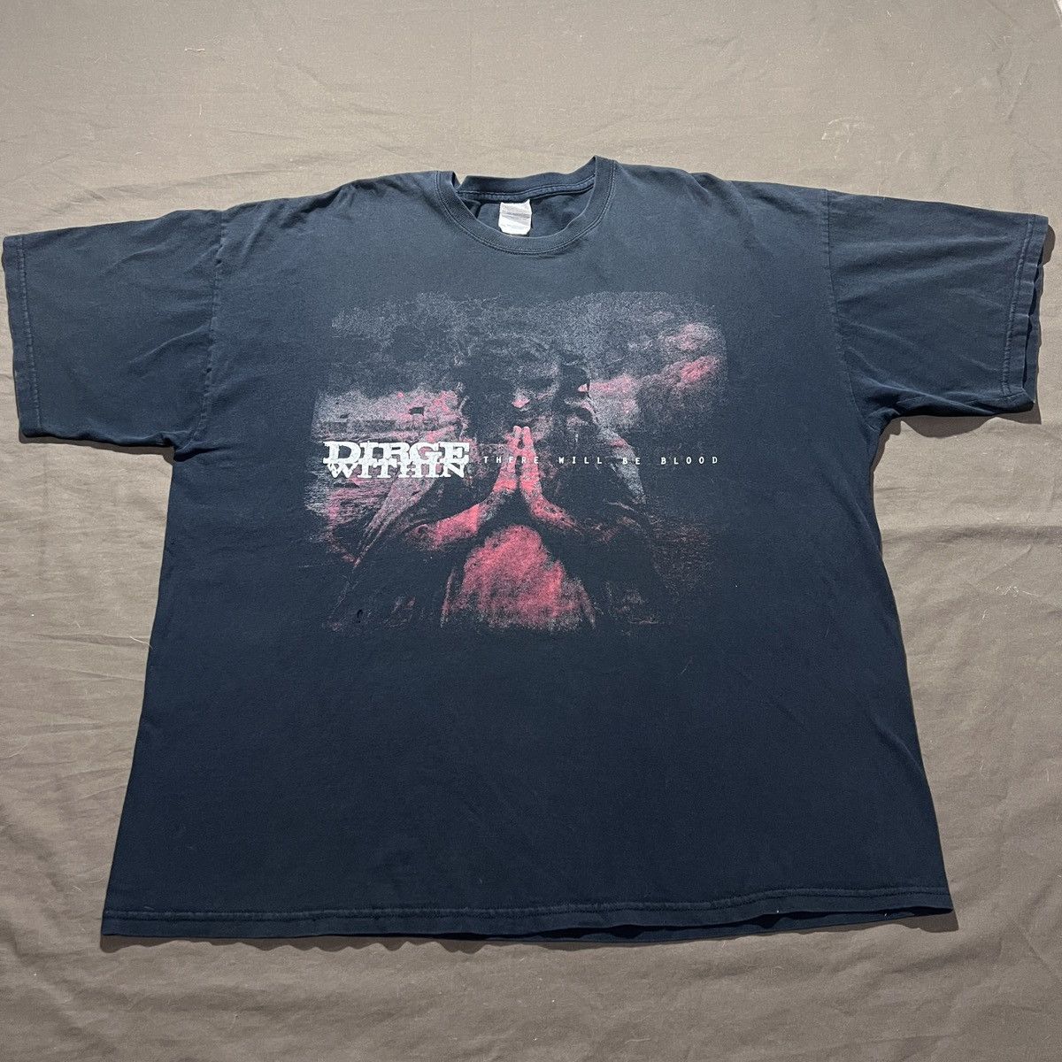 Band Tees Vintage Y2K Dirge Within Tee 2XL Faded Groove Metalcore Size US XXL / EU 58 / 5 - 2 Thumbnail