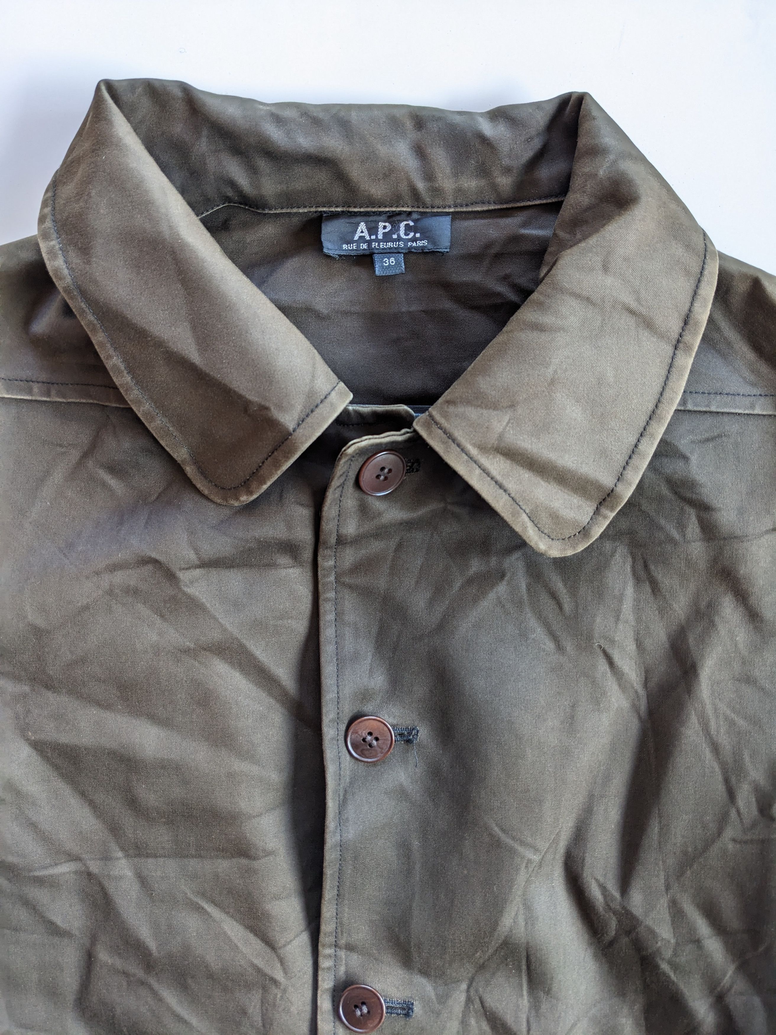 A.P.C. Vintage A.P.C waxed long jacket Size S / US 4 / IT 40 - 2 Thumbnail