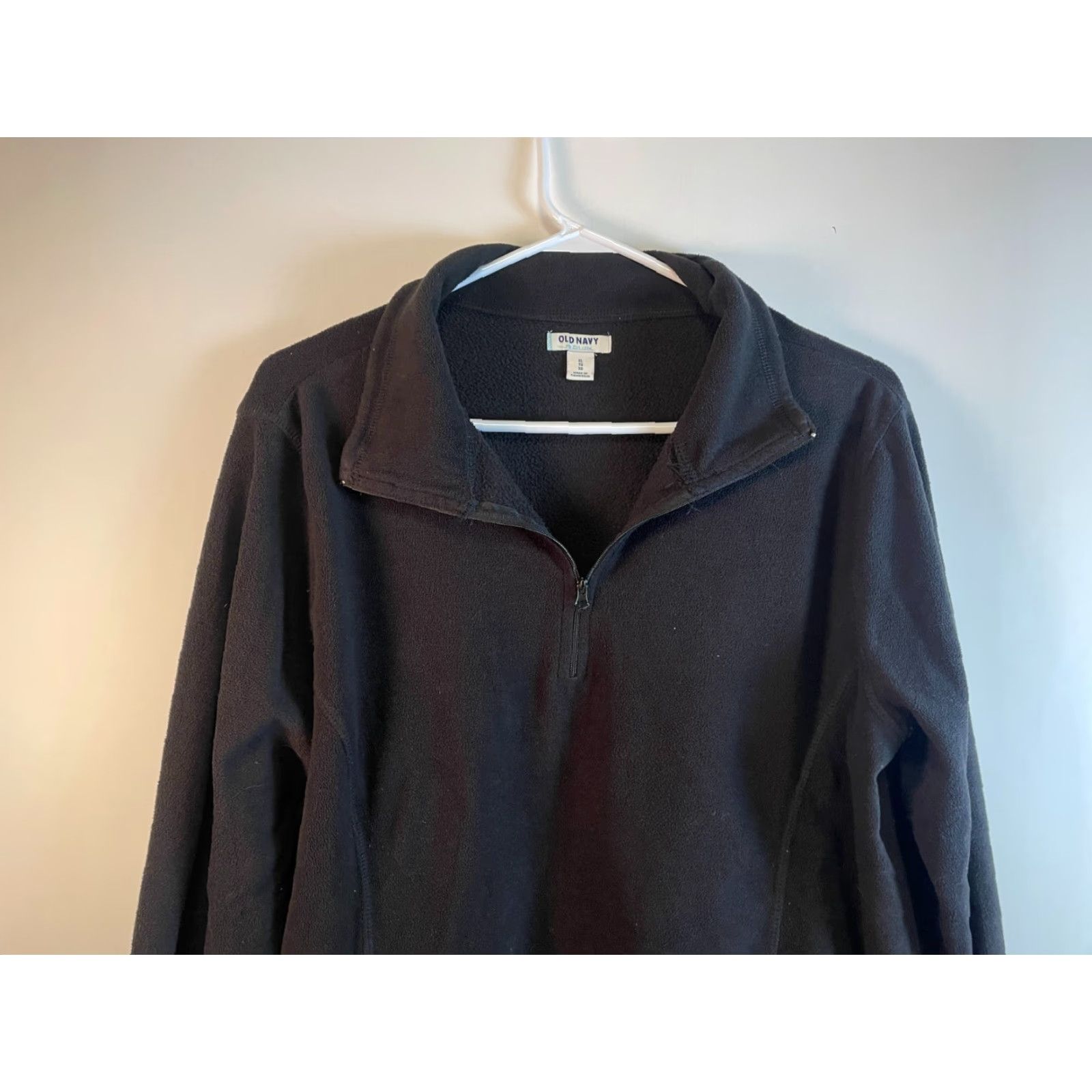 Old Navy Old Navy Fleece Women’s Size XL Black 1/4 Zip Pullover Sweatshirt, Regular, Zip, Activewear Size XL / US 12-14 / IT 48-50 - 3 Thumbnail