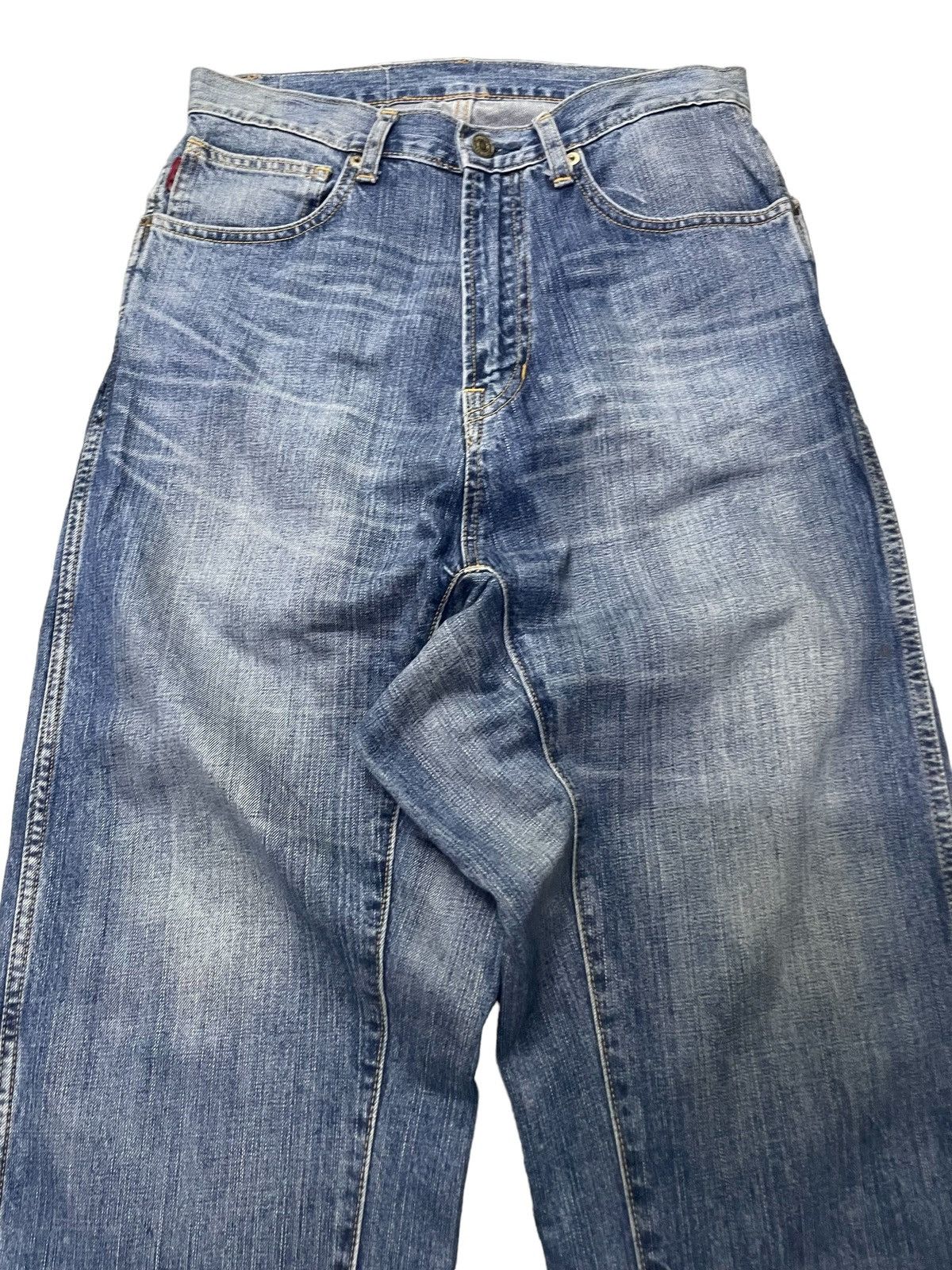 Dogtown × Japanese Brand × Thug Club Rna inc. japan double waist layer baggy denim pants Size US 30 / EU 46 - 12 Thumbnail