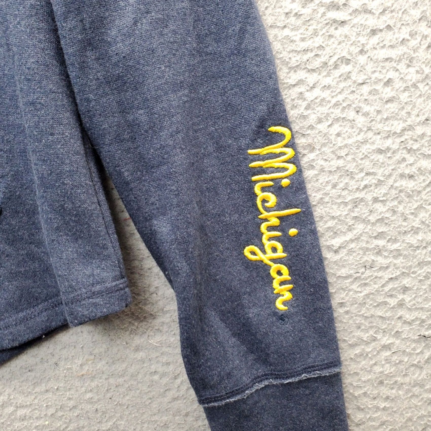 Vintage Stadium Athletics Hoodie Women M Blue University of Michigan Pullover Hooded Size M / US 6-8 / IT 42-44 - 5 Thumbnail