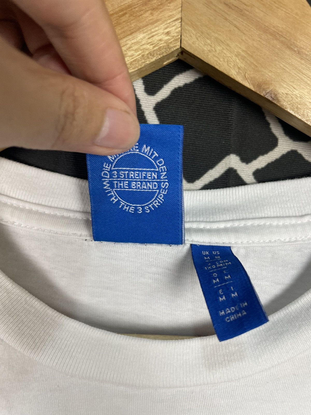 Adidas × Vintage Adidas Classic Big Logo White Tee Size US M / EU 48-50 / 2 - 5 Thumbnail