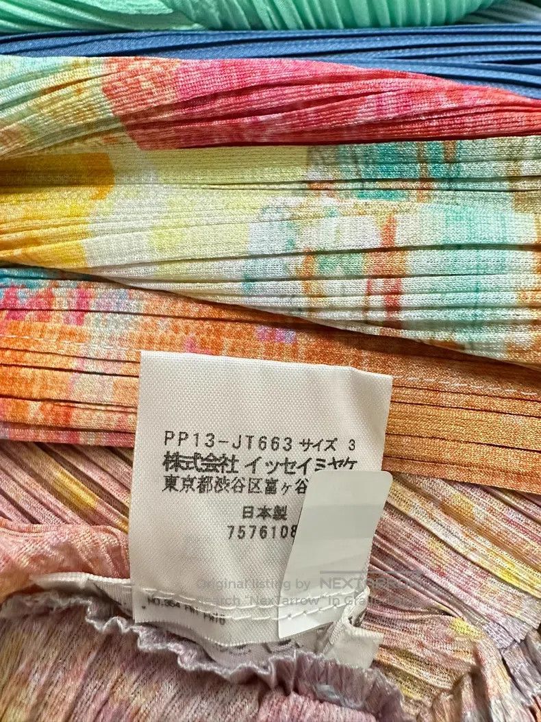 Issey Miyake Issey Miyake Oil Painting Print Long Top Size L / US 10 / IT 46 - 3 Thumbnail
