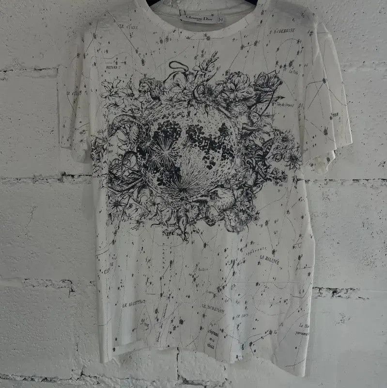 Dior Dior Gray Cotton Men's T-Shirt . Size US S / EU 44-46 / 1 - 1 Thumbnail