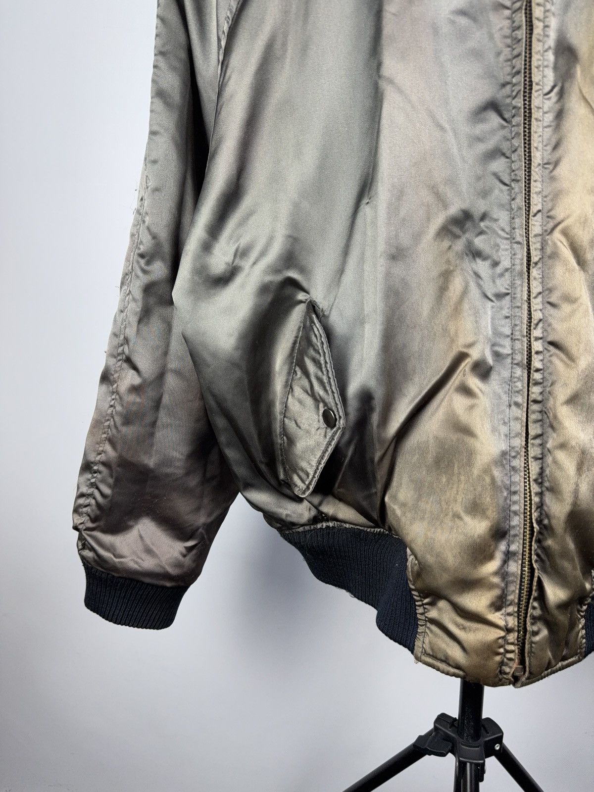 Other Vintage 90s Picdor Club Air Force Leather Bomber Jacket Size US S / EU 44-46 / 1 - 18 Thumbnail