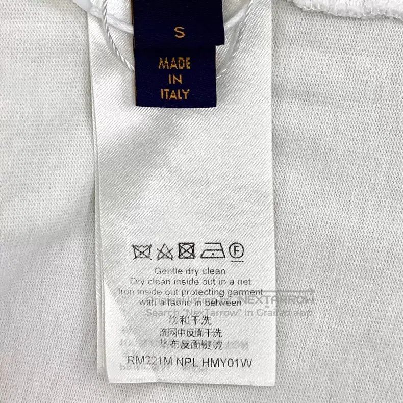 Louis Vuitton Louis Vuitton 22 white logo monogrammed embroidered cotton Size US S / EU 44-46 / 1 - 7 Thumbnail