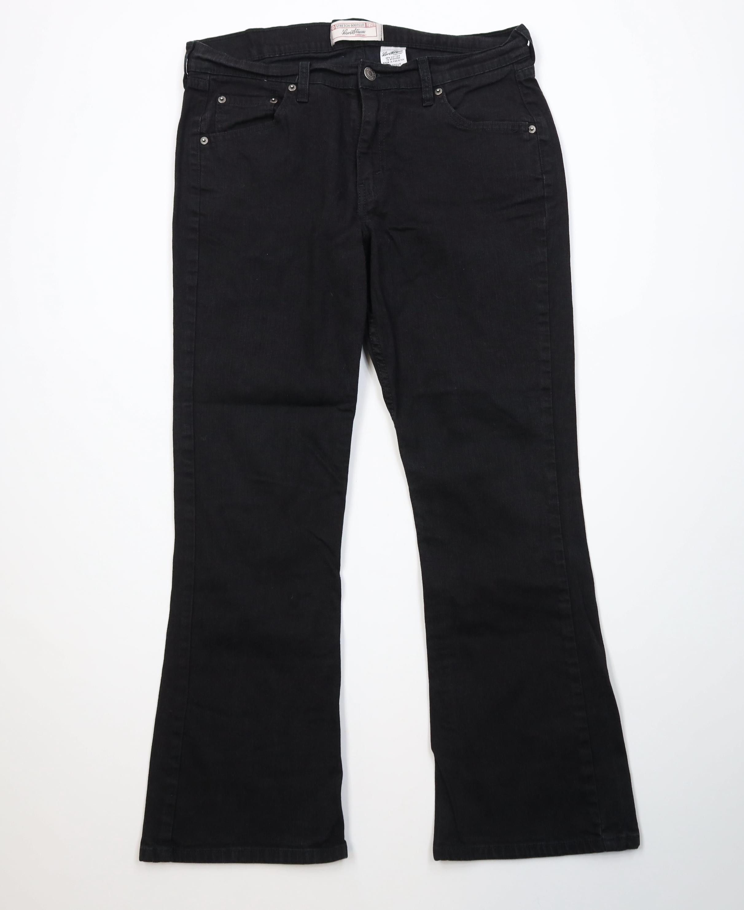 Levi's Vintage Y2K 2004 Levis Short Babydoll Stretch Bootcut Jeans Size 34" / US 12 / IT 48 - 1 Thumbnail