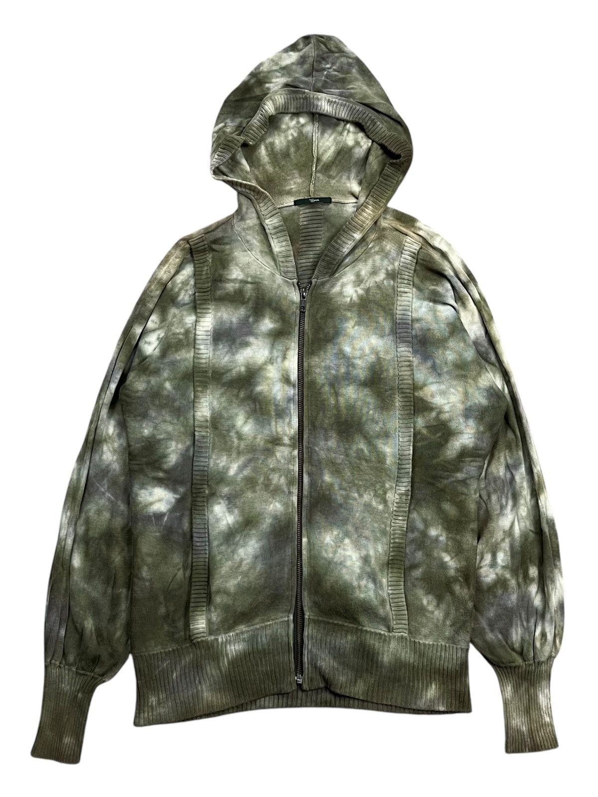 If Six Was Nine 2000s Barak - Apocalypse Style Mud Dyed Zip Hoodie Size US M / EU 48-50 / 2 - 3 Thumbnail
