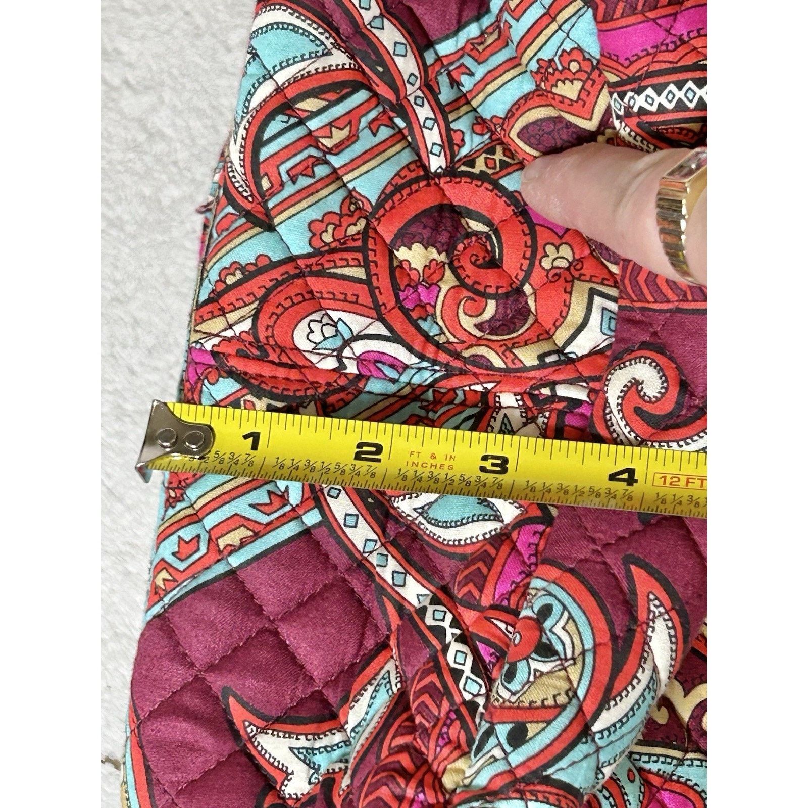 Vera Bradley Vera Bradley Regal Paisley Small Crossbody Purse Handbag Size ONE SIZE - 8 Thumbnail